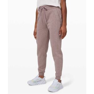 Lululemon Scuba Jogger Fleece Sweatpants Heathered Violet Verbena Purple Size 6